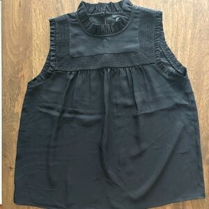 Black Sleeveless Tank Top